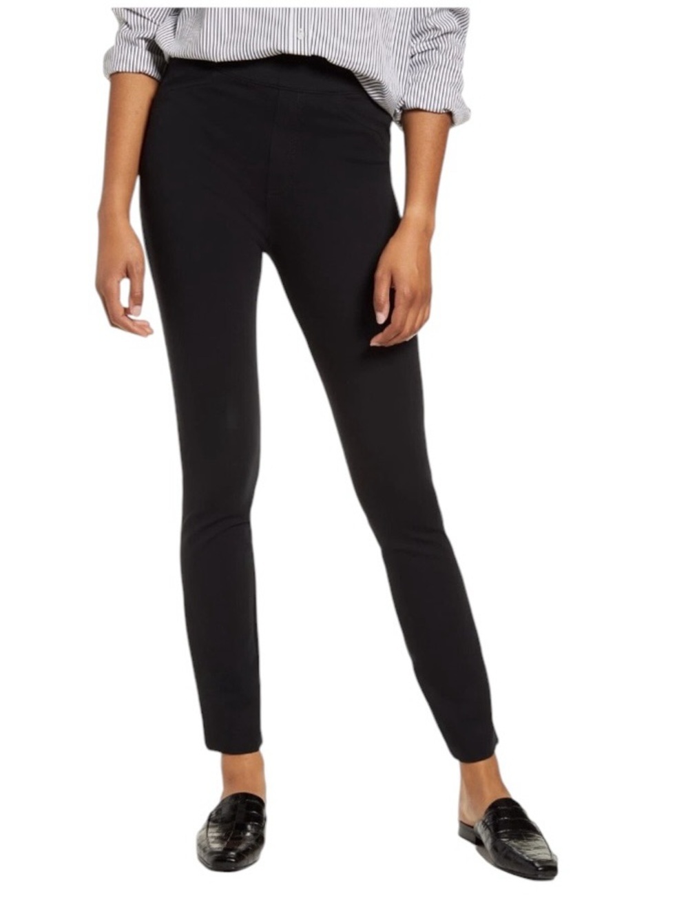 SPANX The Perfect Slimming Control Pant Ankle Pant Black Size S
